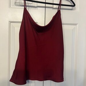 SOLD - BCBGeneration Burgundy Satin Camisole Size L